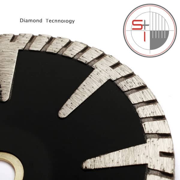Diamond Turbo Rim - Concave Curved - Saw Blade