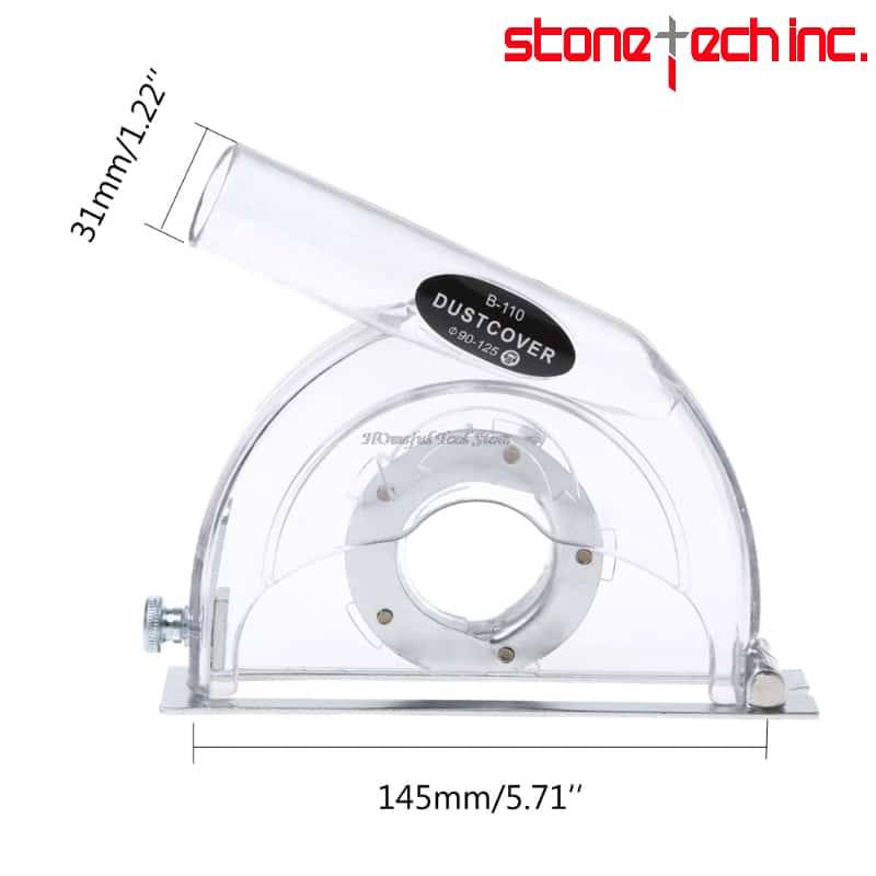 Grinding Cover For Angle Grinder & Amp Clear Cutting Dust Shroud