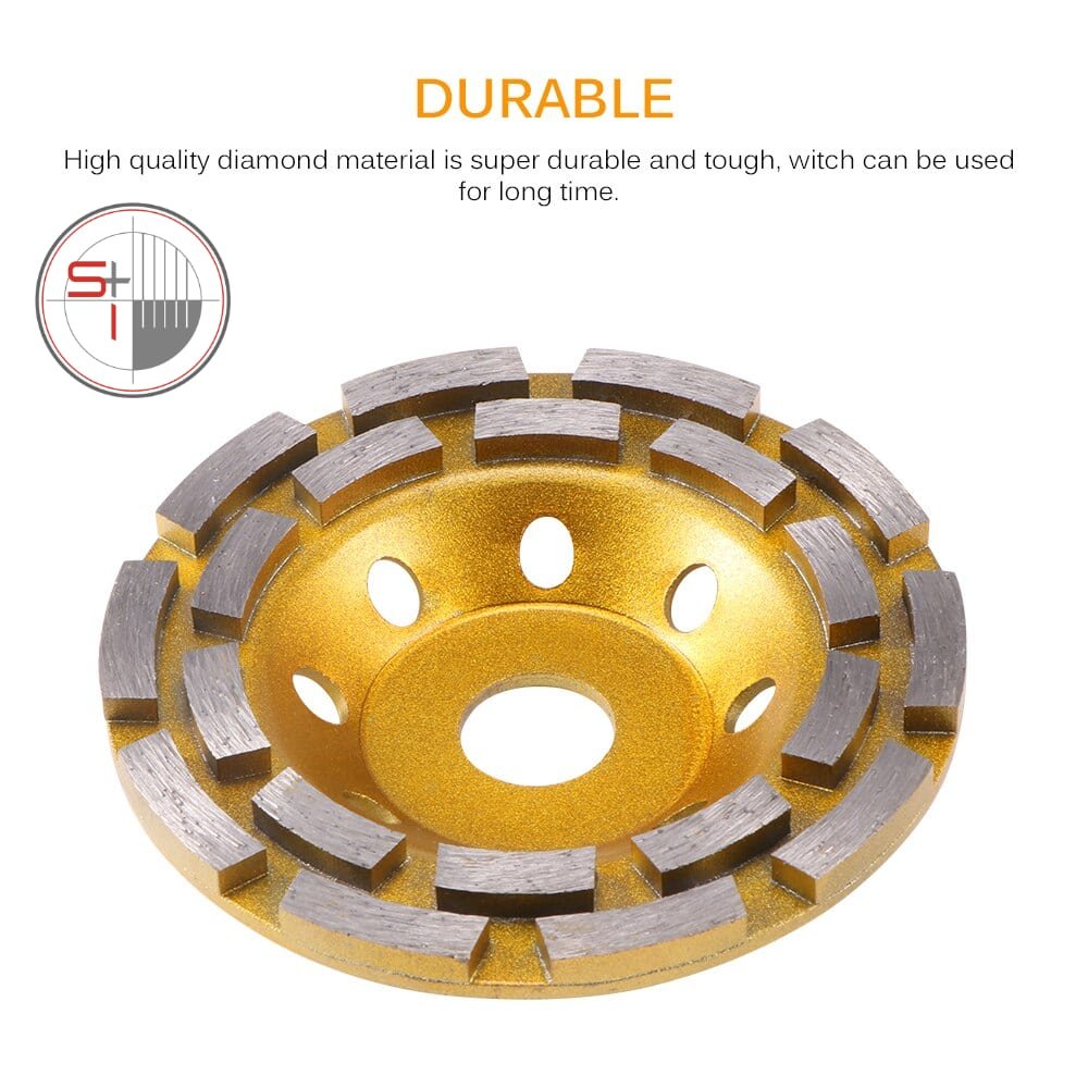 125mm Diamond Grinding Disc Abrasives Concrete Tool Consumables Wheel Metalworking Cutting Masonry Wheel Cup Saw Blade