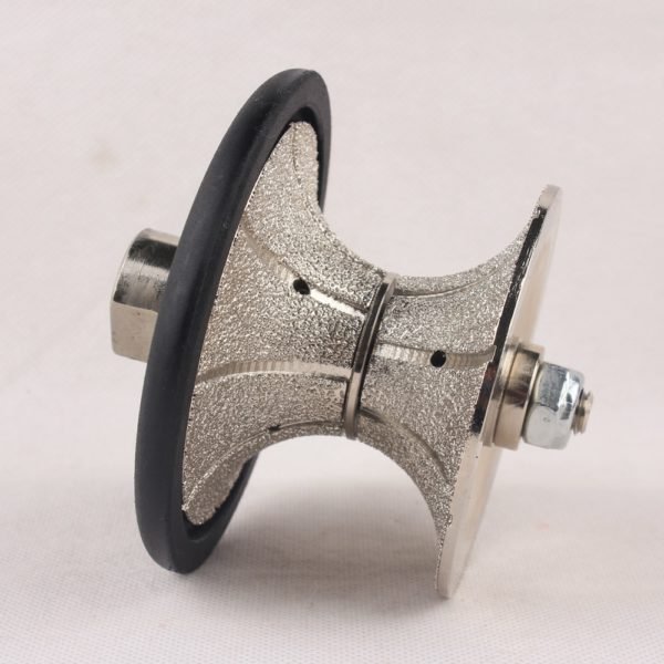 Vacuum Brazed Diamond Hand Profile Full Bullnose Wheel | V 20-50mm | Profiling Router Bits | Granite Marble Profiler Tool