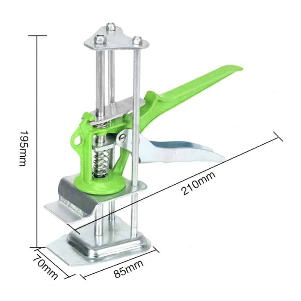 Tile Height Regulator Lightweight Strong Bearing Capacity High Elasticity Green Tile Height Lifting Jack for Home Decoration