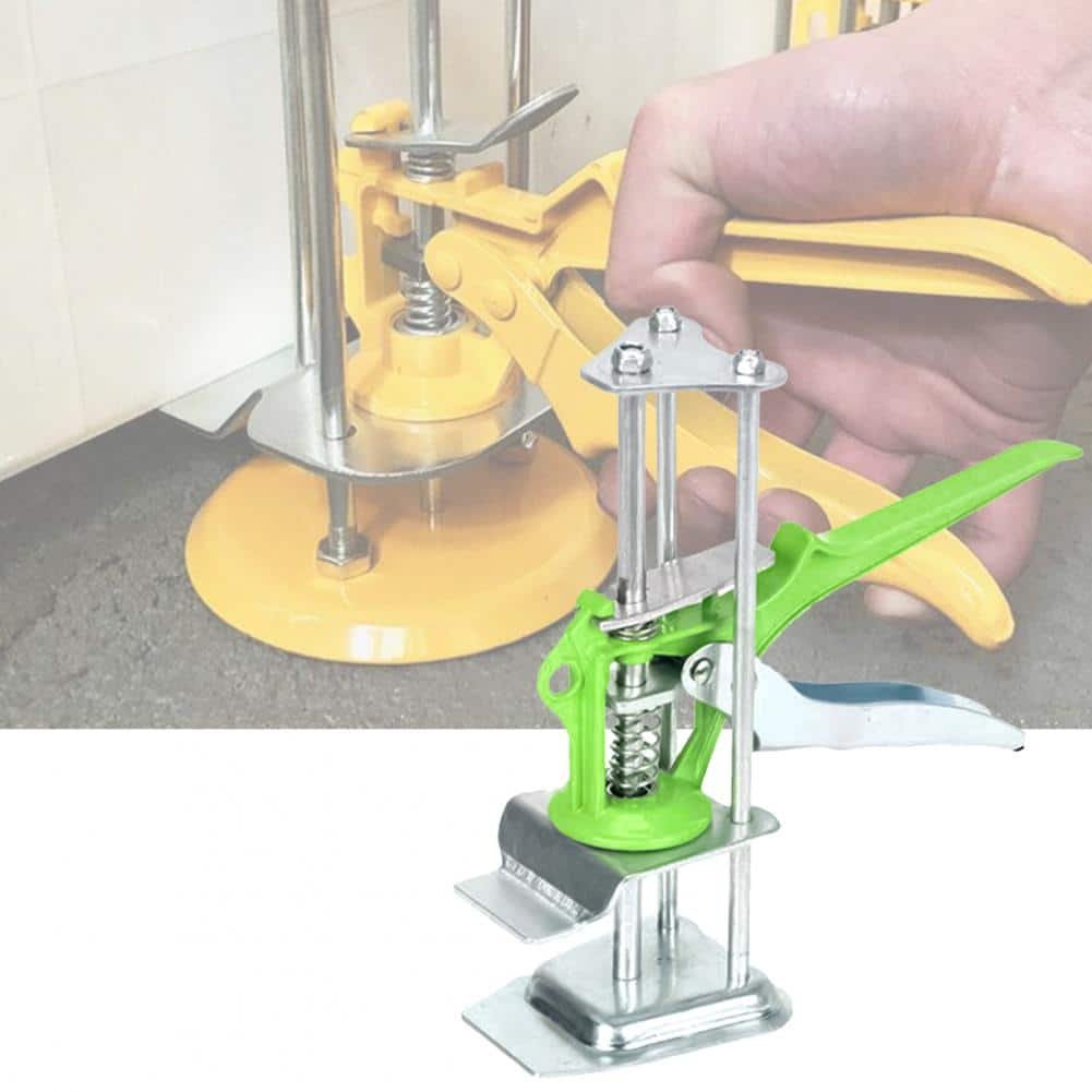 Tile Height Regulator Lightweight Strong Bearing Capacity High Elasticity Green Tile Height Lifting Jack for Home Decoration